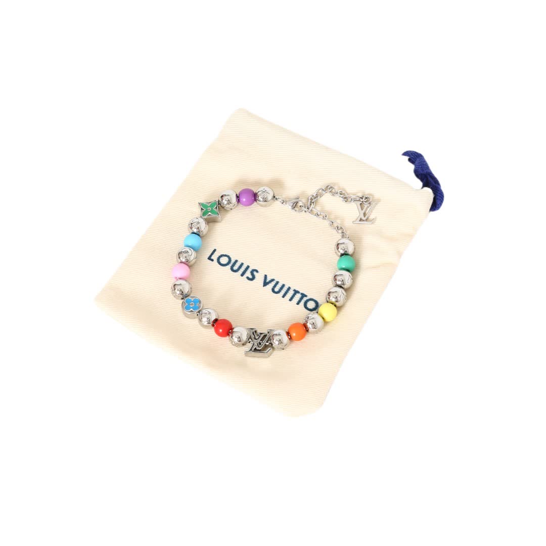 Louis Vuitton Multicolored Beaded Bracelet-M02573
